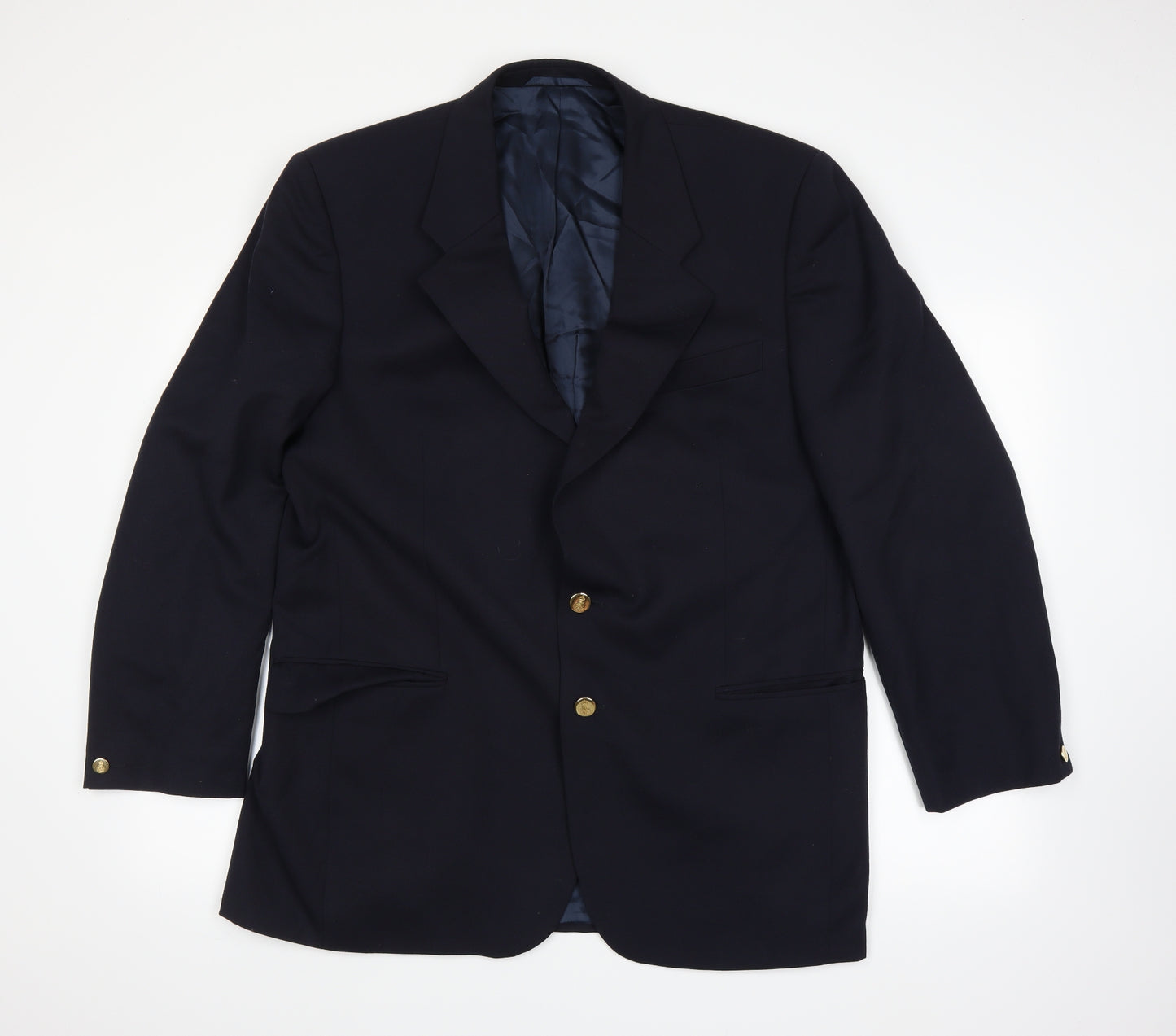 Gurteen Mens Blue   Jacket Suit Jacket Size 46