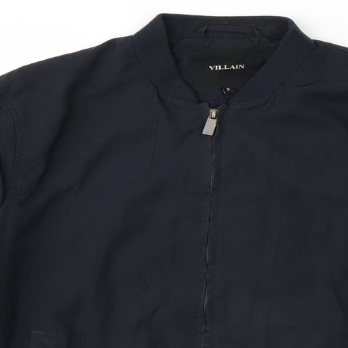 Villain Mens Black   Jacket  Size S