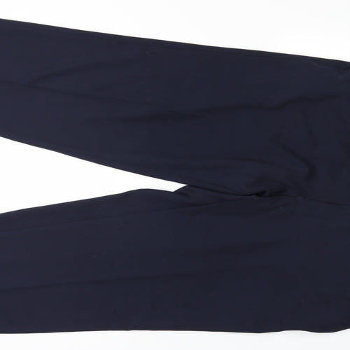 Mark and Spencer Mens Blue   Trousers  Size 18 L26 in