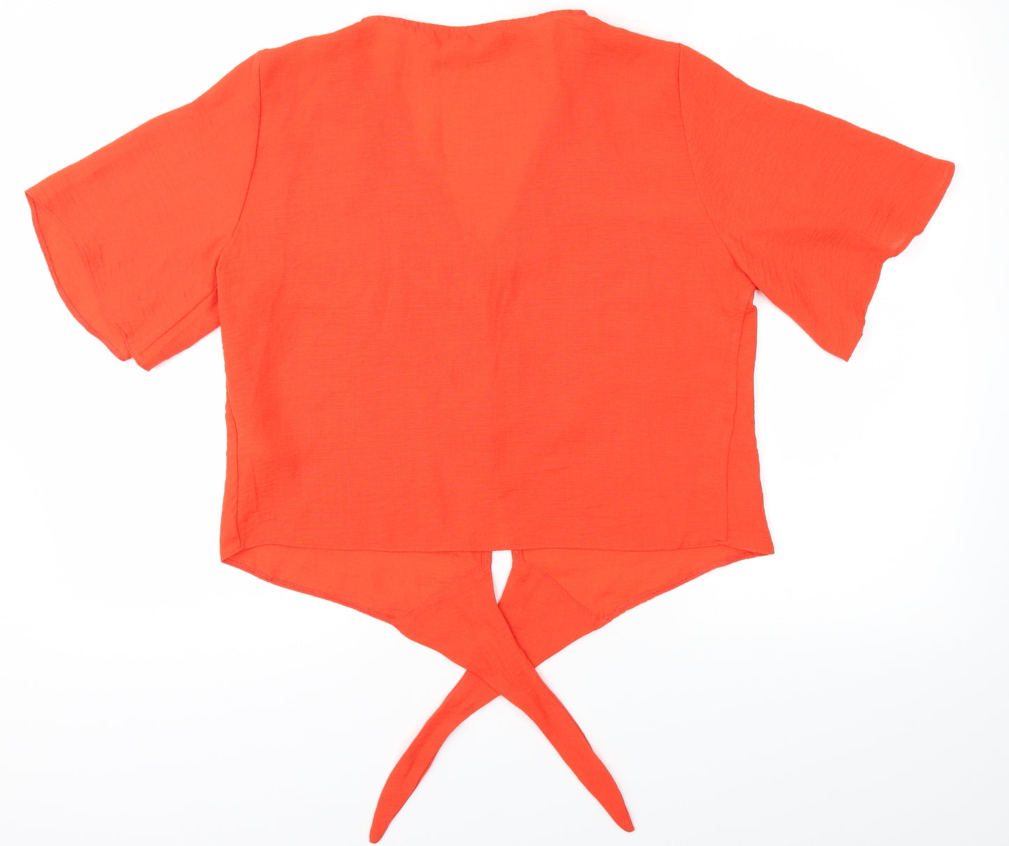 redherring Womens Red   Cropped T-Shirt Size 14