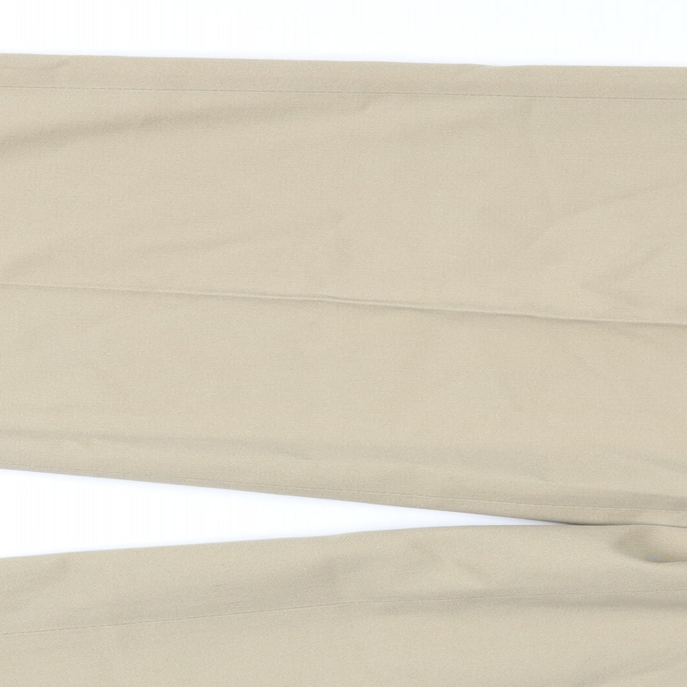Mark and Spencer Mens Beige   Trousers  Size 34 in L32 in