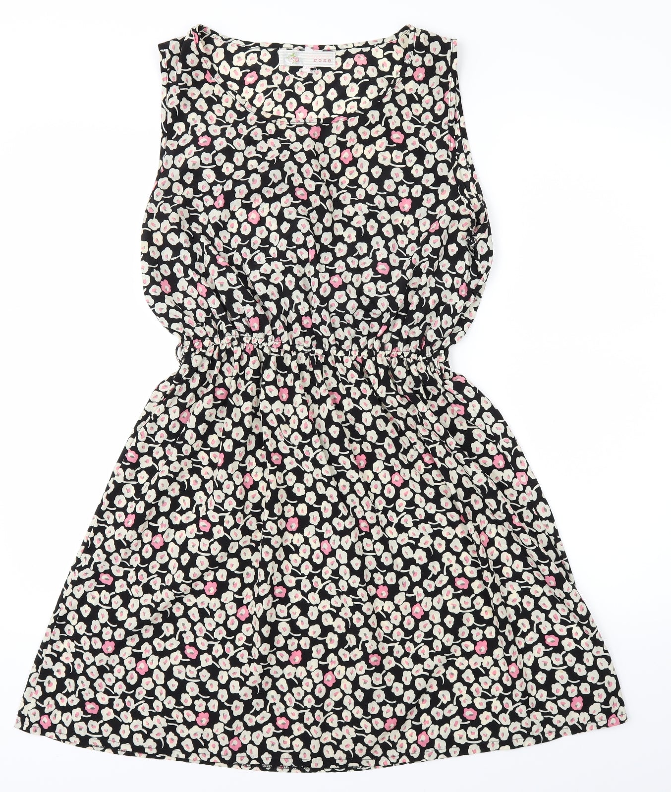 Cameo Rose Womens Black Floral  Mini  Size 10