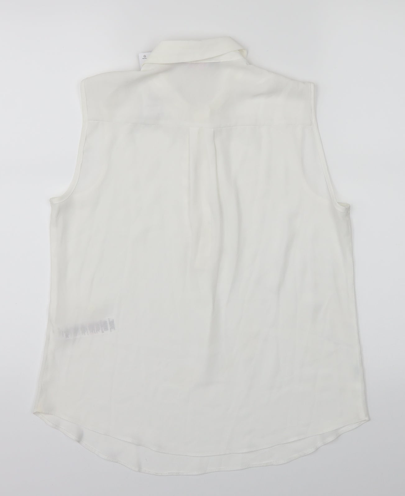 Dorothy Perkins Womens White   Cropped Button-Up Size 10