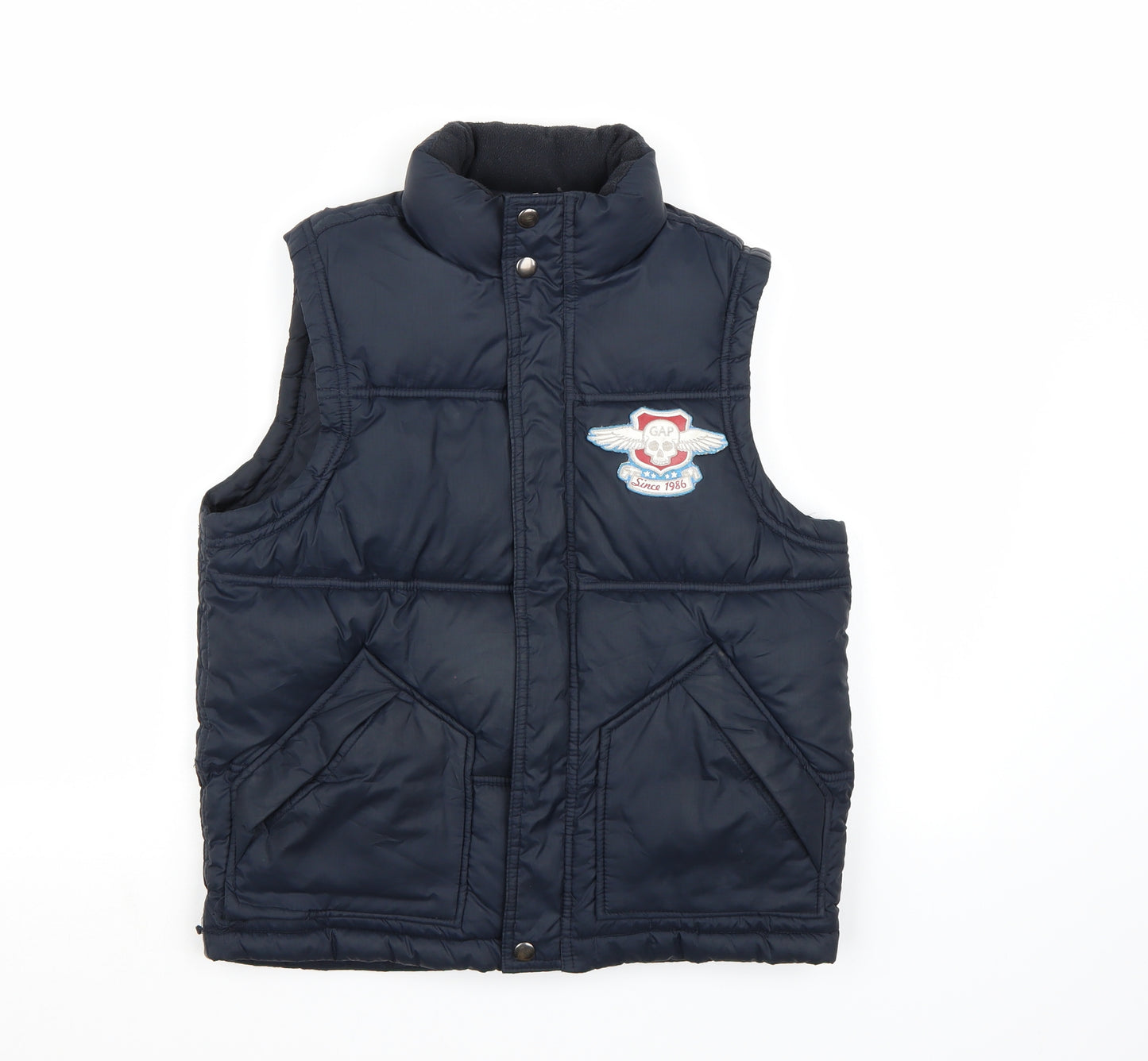Gap Kids Boys Blue   Gilet Coat Size 8-9 Years