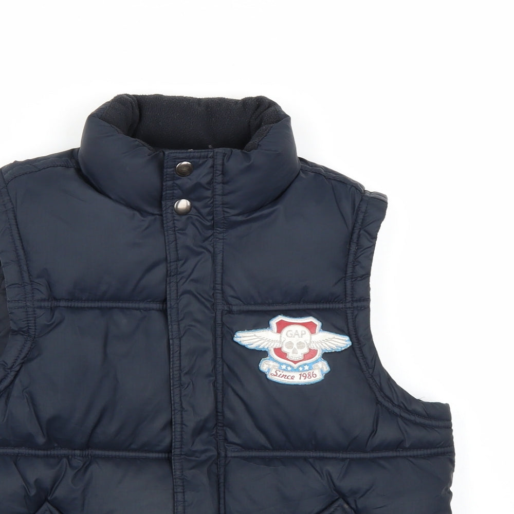 Gap Kids Boys Blue   Gilet Coat Size 8-9 Years