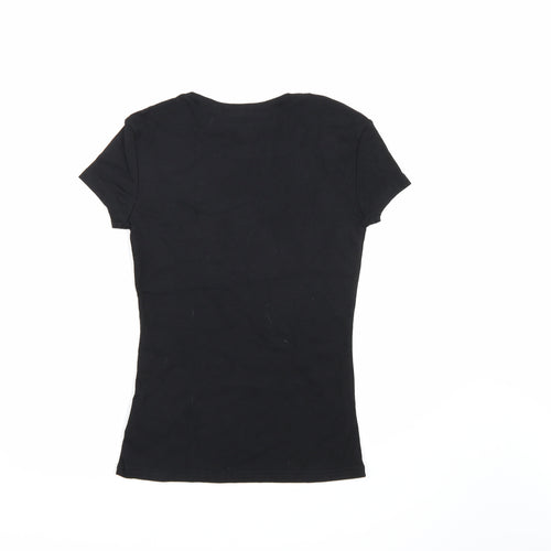 Tommy Hilfiger Womens Black   Basic T-Shirt Size S