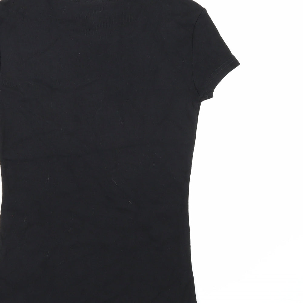 Tommy Hilfiger Womens Black   Basic T-Shirt Size S