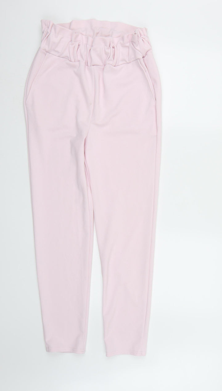 Misspap Womens Pink Bloomer Trousers Size 10 L26 in