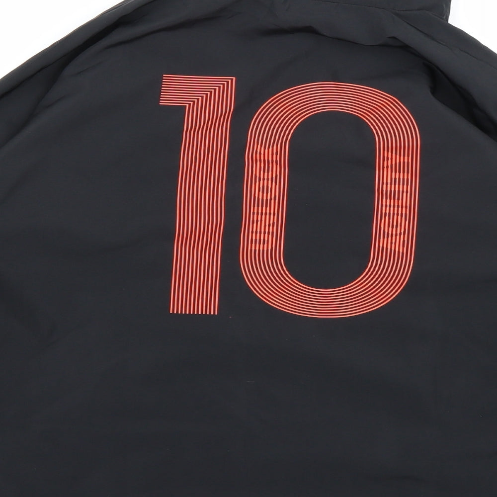 adidas Boys Black   Jacket  Size 11-12 Years  - Messi