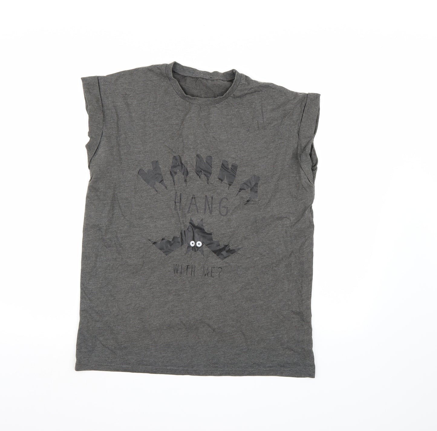 Atmosphere Womens Grey   Basic T-Shirt Size 12  - Halloween