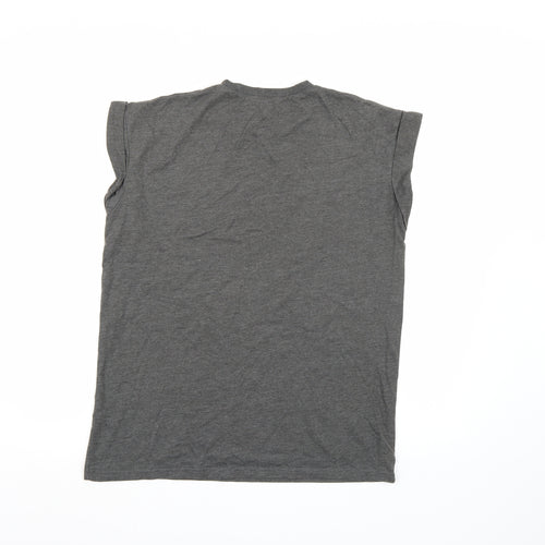 Atmosphere Womens Grey   Basic T-Shirt Size 12  - Halloween