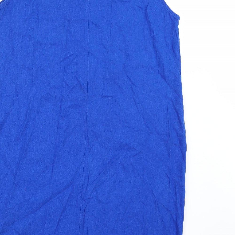 Marks and Spencer Womens Blue   Pinafore/Dungaree Dress  Size 18