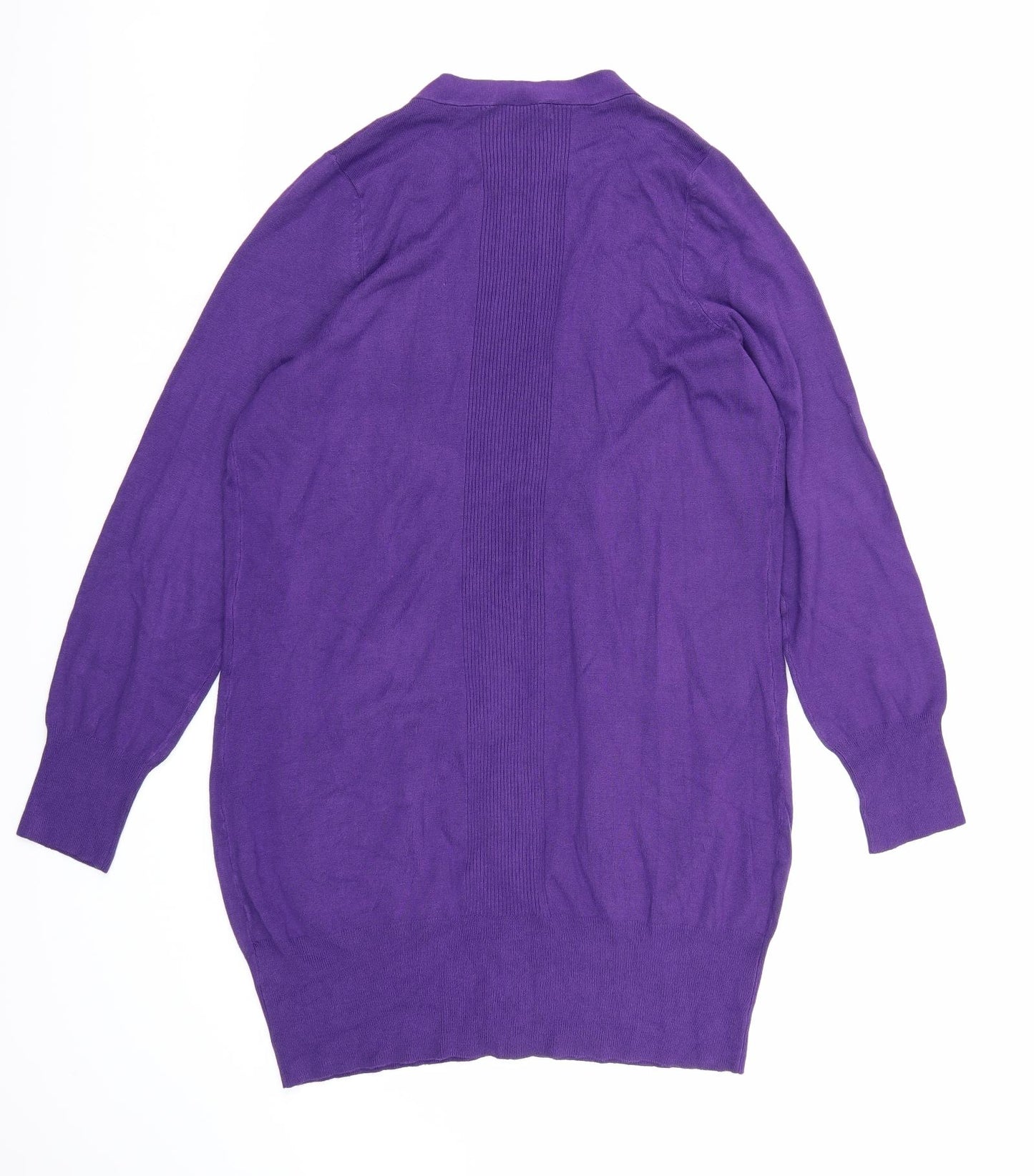 George Womens Purple  Knit Cardigan Jumper Size 20