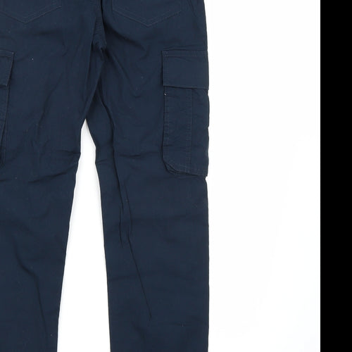 F&F Girls Blue   Cargo Trousers Size 12-13 Years