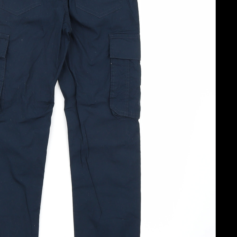 F&F Girls Blue   Cargo Trousers Size 12-13 Years