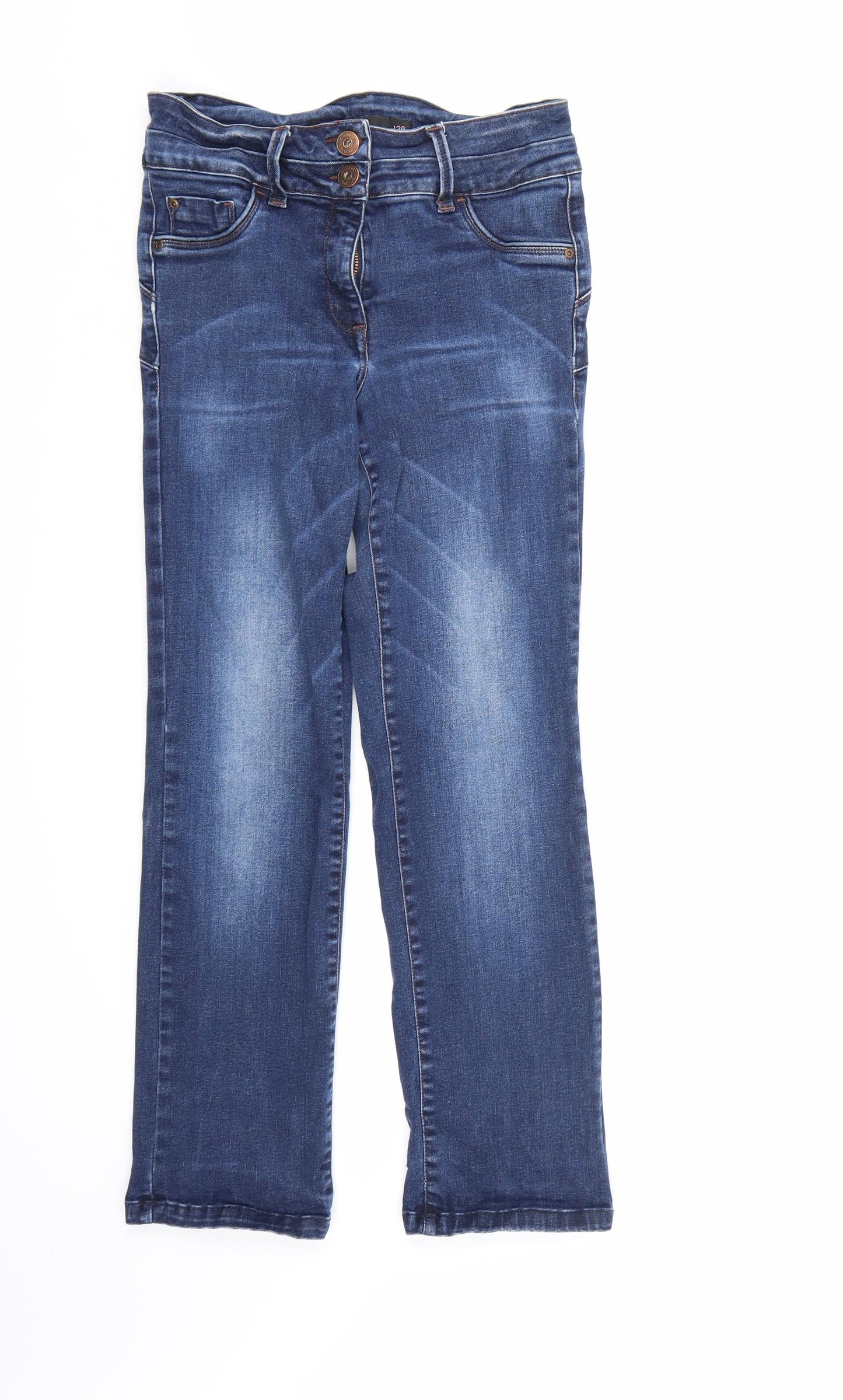 NEXT Womens Blue  Denim Bootcut Jeans Size 12 L26 in