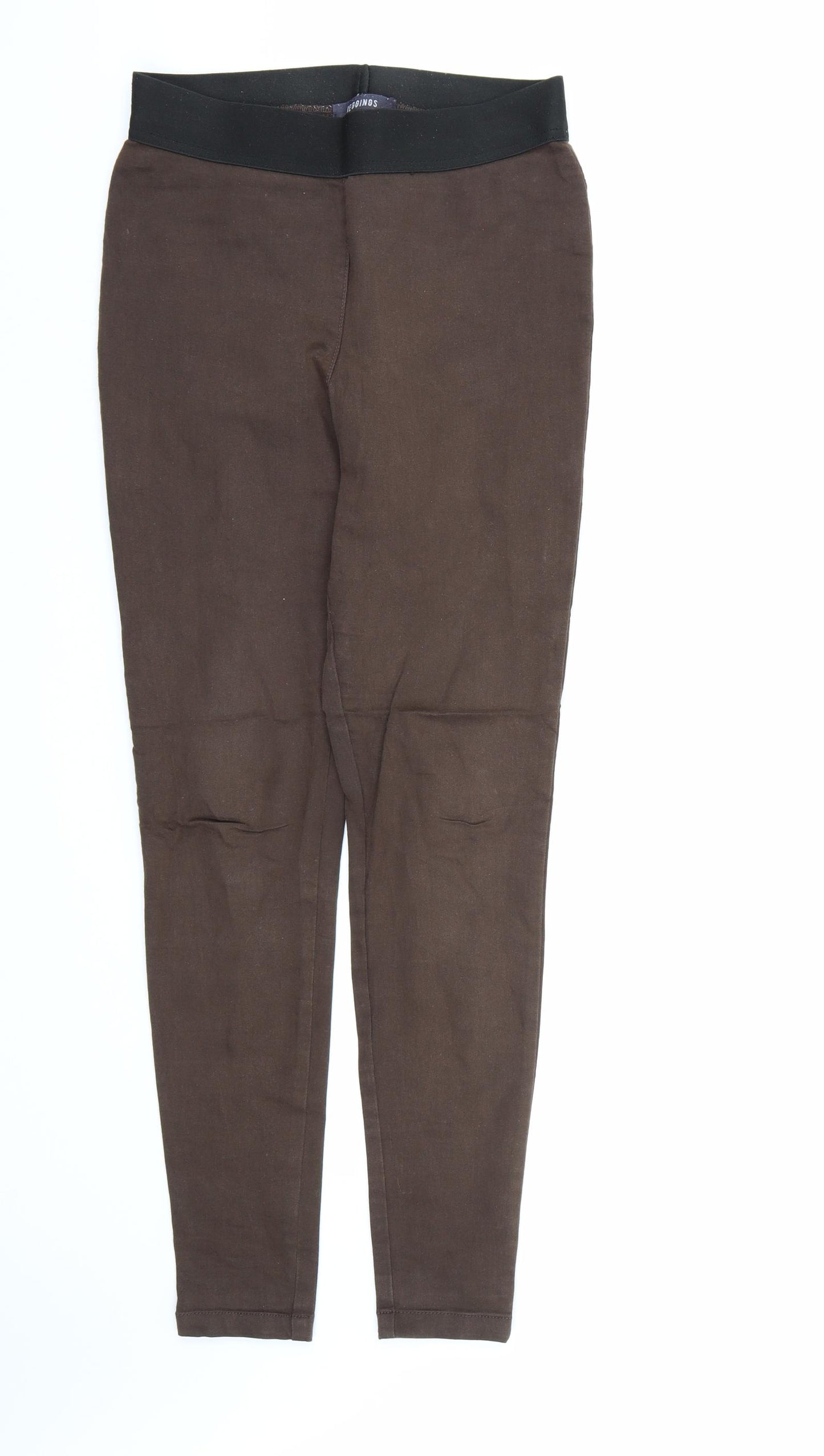 Marks and Spencer Womens Brown  Denim Jegging Jeans Size 10 L30 in