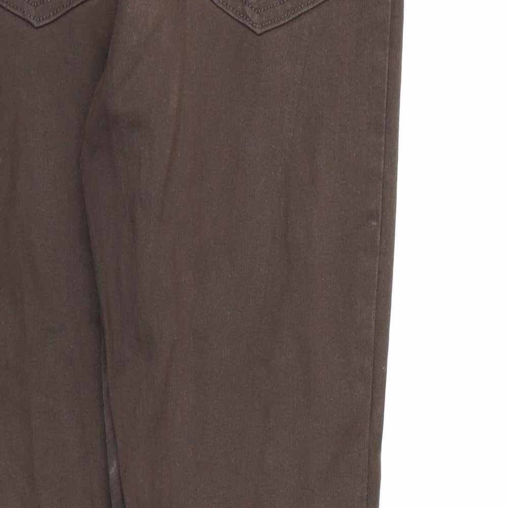 Marks and Spencer Womens Brown  Denim Jegging Jeans Size 10 L30 in