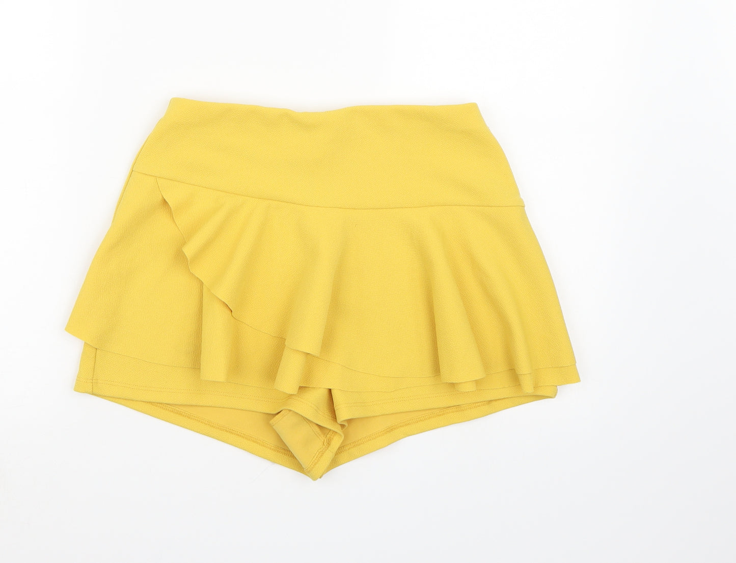 Candy Couture Girls Yellow   A-Line Skort Size 16 Years