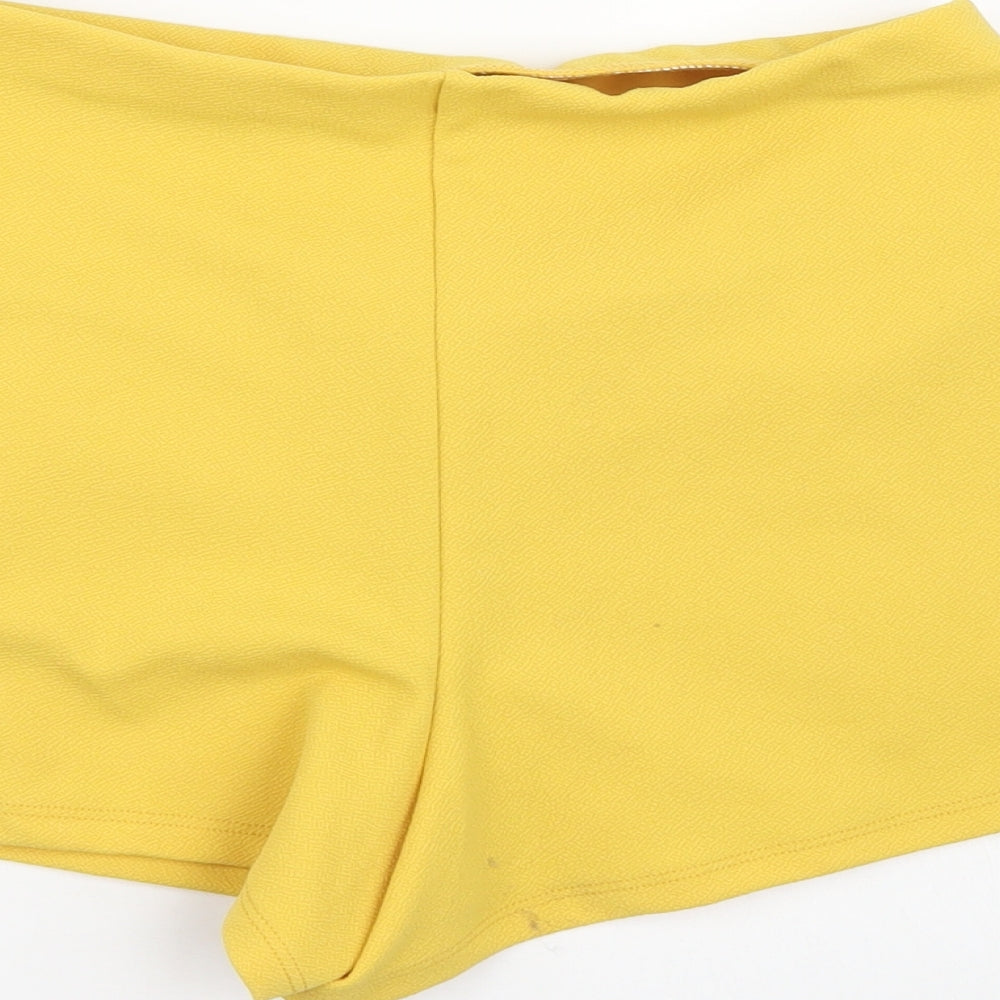 Candy Couture Girls Yellow   A-Line Skort Size 16 Years