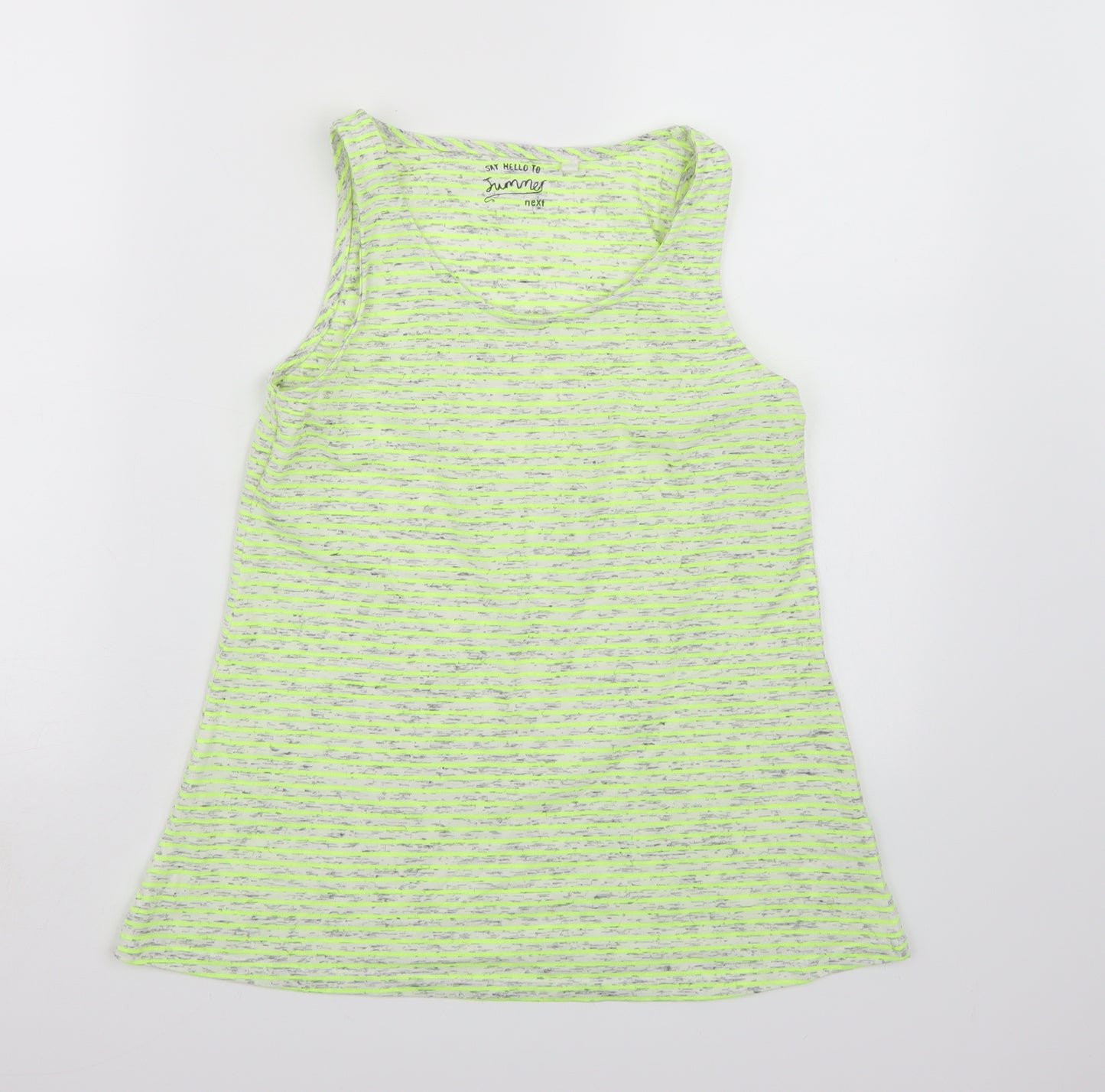 NEXT Girls Yellow Striped  Camisole Tank Size 15 Years