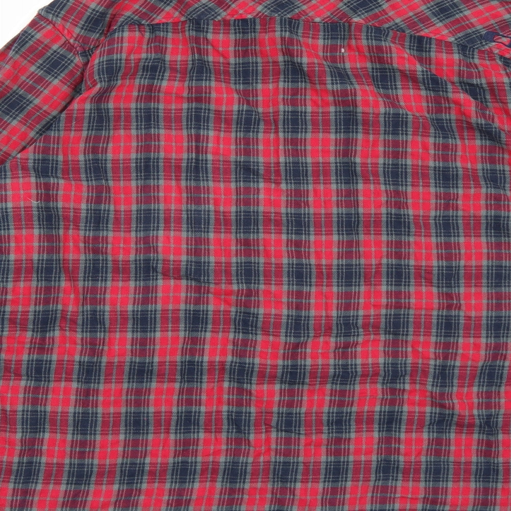 Oakley Mens Pink Check   Button-Up Size XL