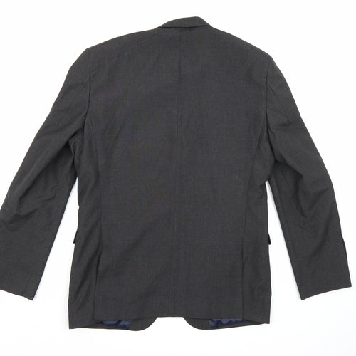 NEXT Mens Grey  Rayon Jacket Suit Jacket Size 42
