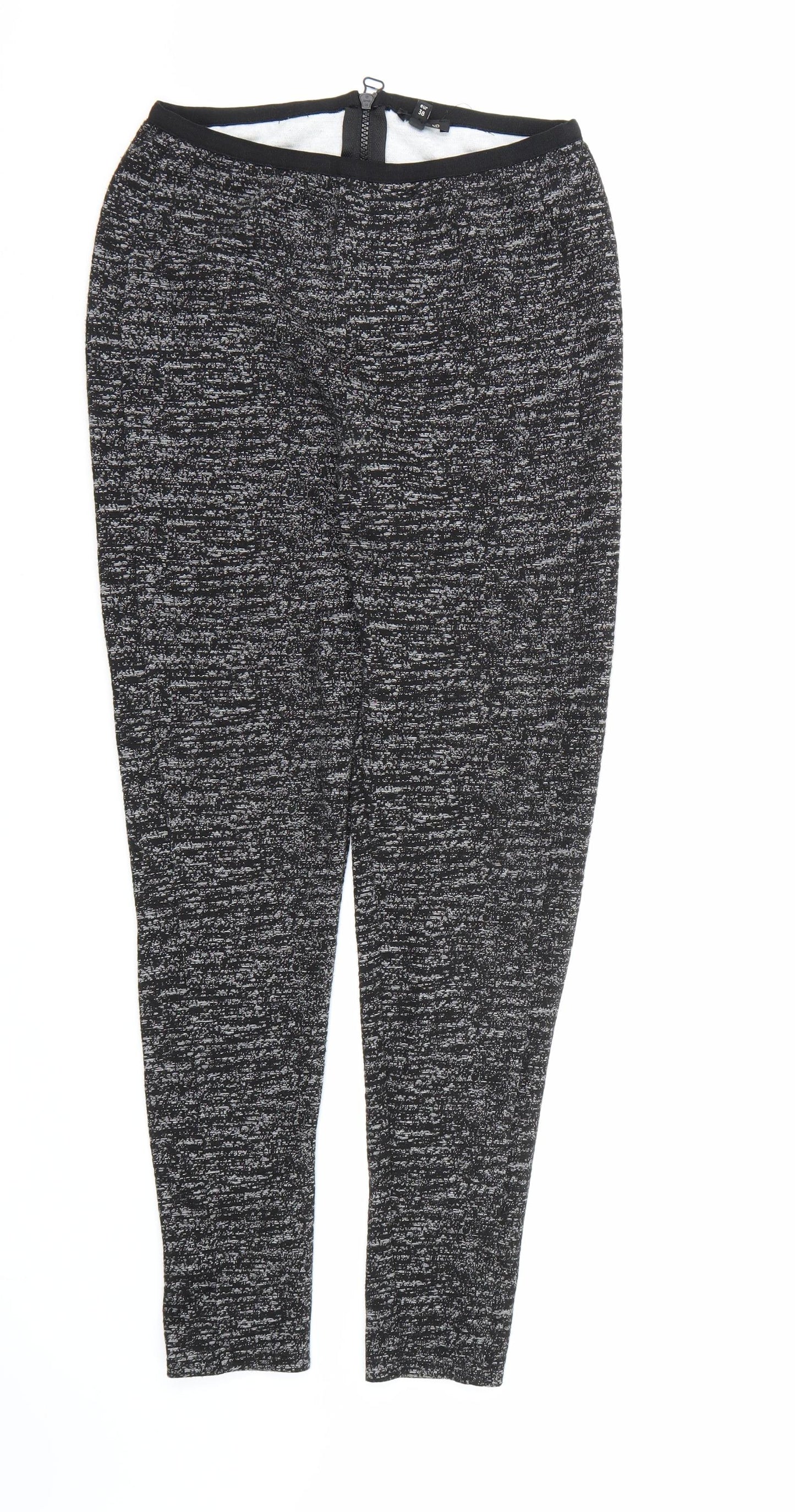 River Island Womens Black   Pedal Pusher Leggings Size 12 L26 in