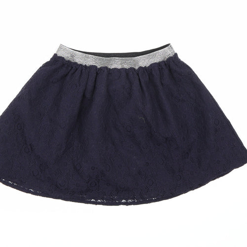 Nutmeg Girls Blue Floral  A-Line Skirt Size 12-13 Years