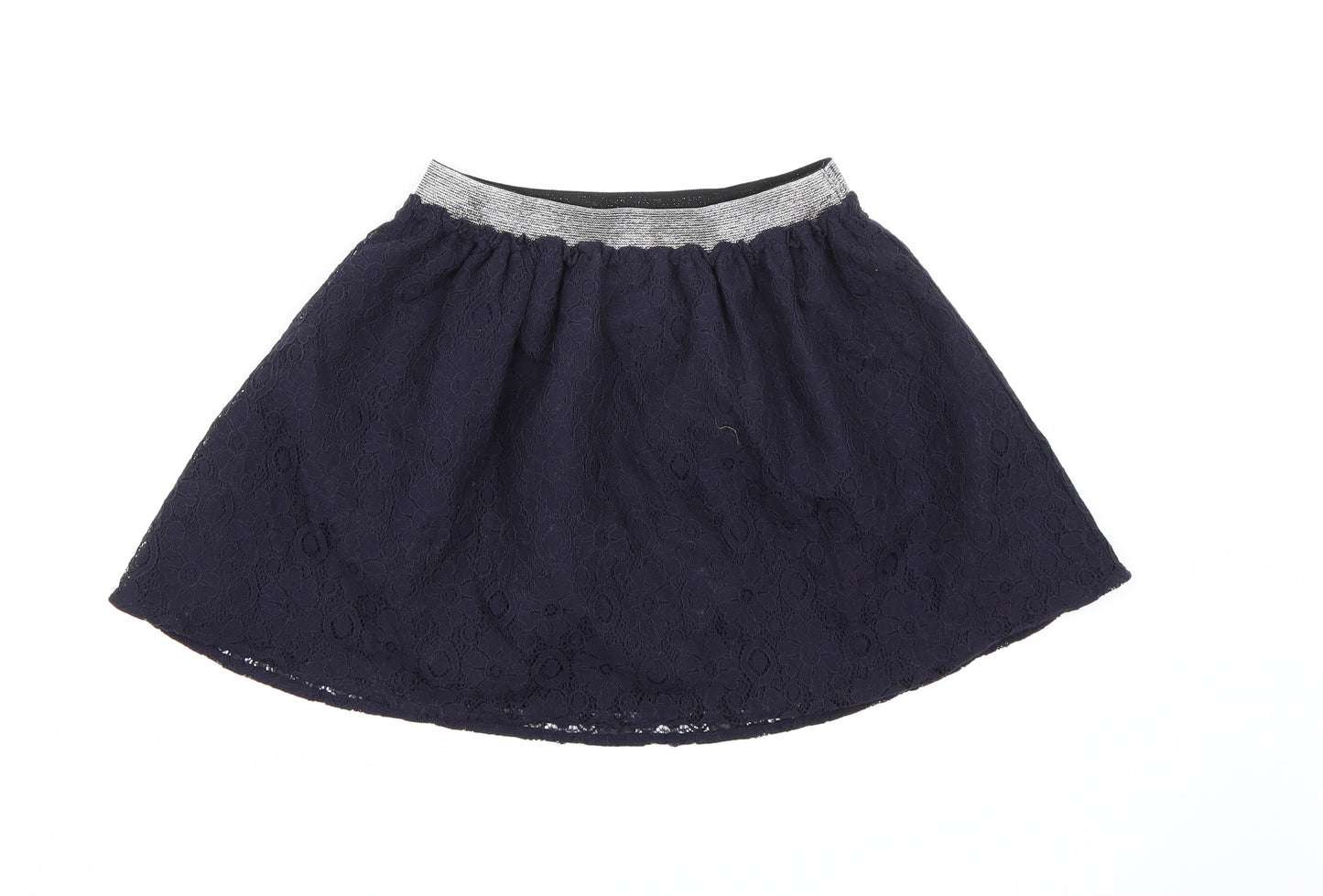 Nutmeg Girls Blue Floral  A-Line Skirt Size 12-13 Years