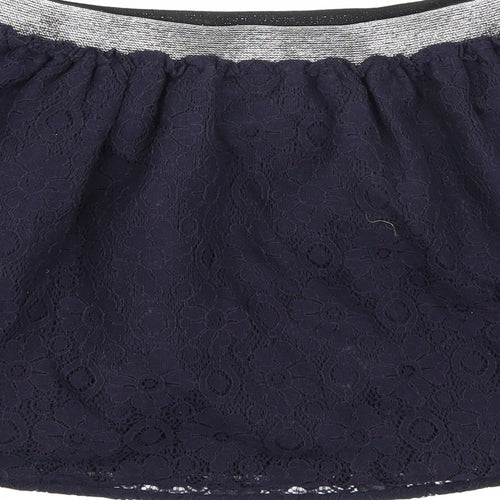 Nutmeg Girls Blue Floral  A-Line Skirt Size 12-13 Years