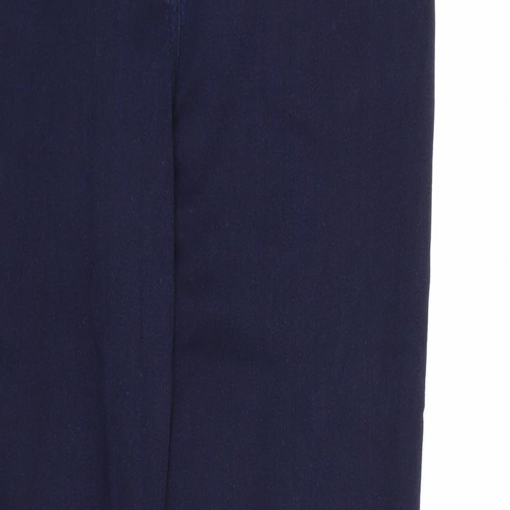 Per Una Womens Blue  Denim Straight Jeans Size 14 L32 in