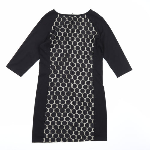 La Redoute Womens Black Polka Dot  Bodycon  Size 14