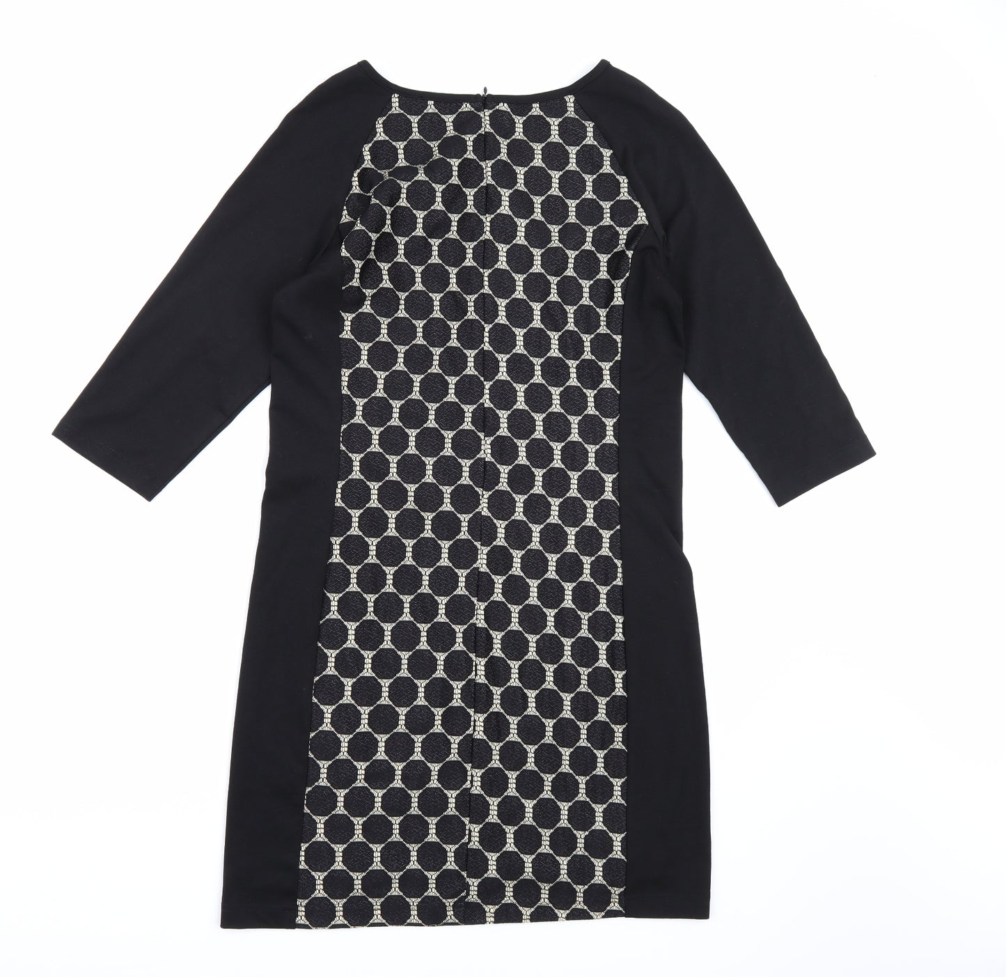 La Redoute Womens Black Polka Dot  Bodycon  Size 14