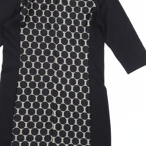 La Redoute Womens Black Polka Dot  Bodycon  Size 14