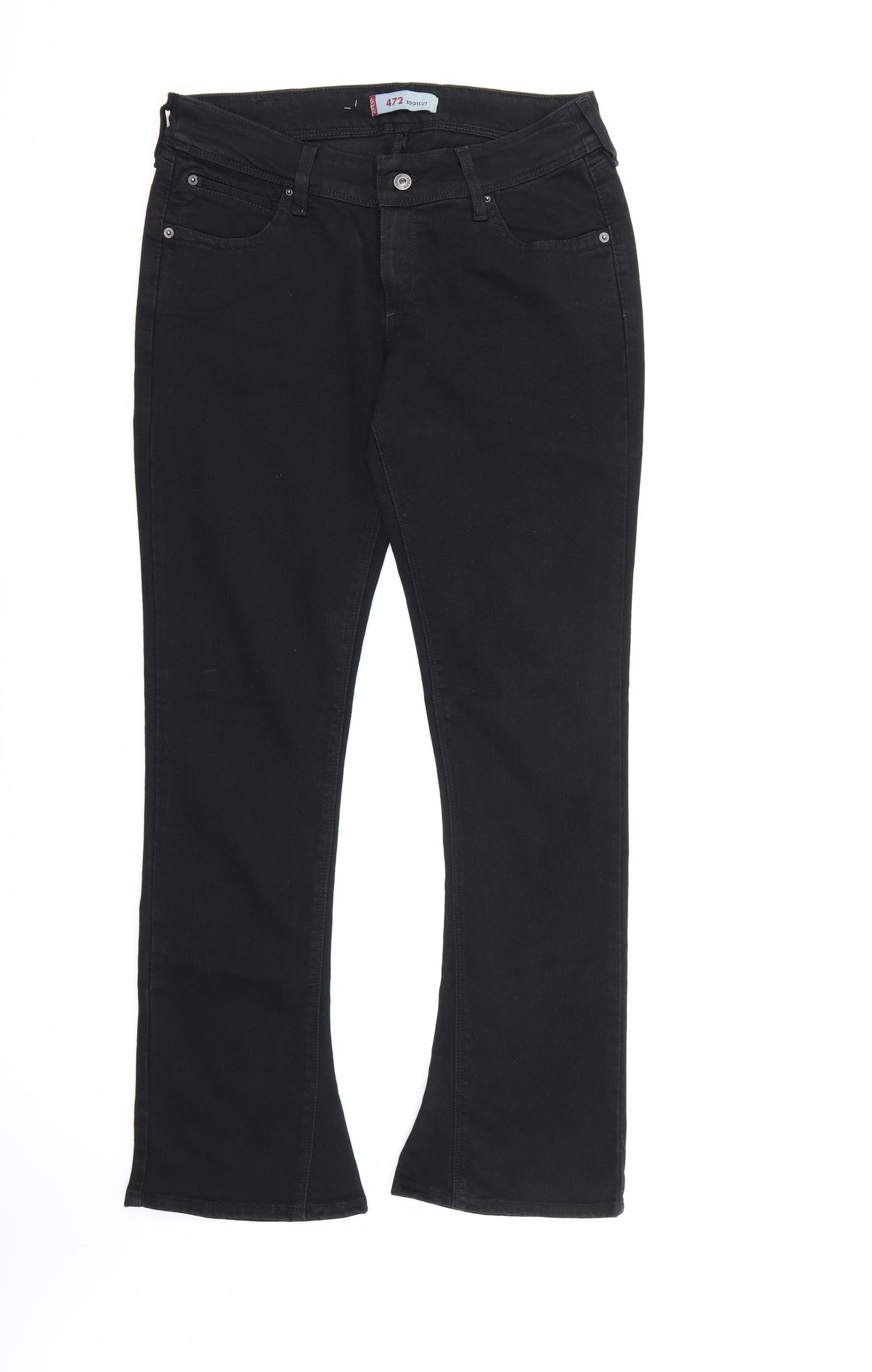 Levis Womens Black  Denim Bootcut Jeans  L32 in