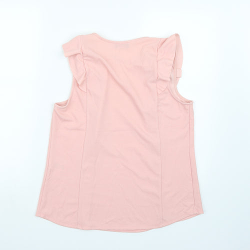 Papaya Womens Pink   Basic Blouse Size 14