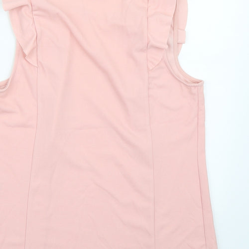 Papaya Womens Pink   Basic Blouse Size 14