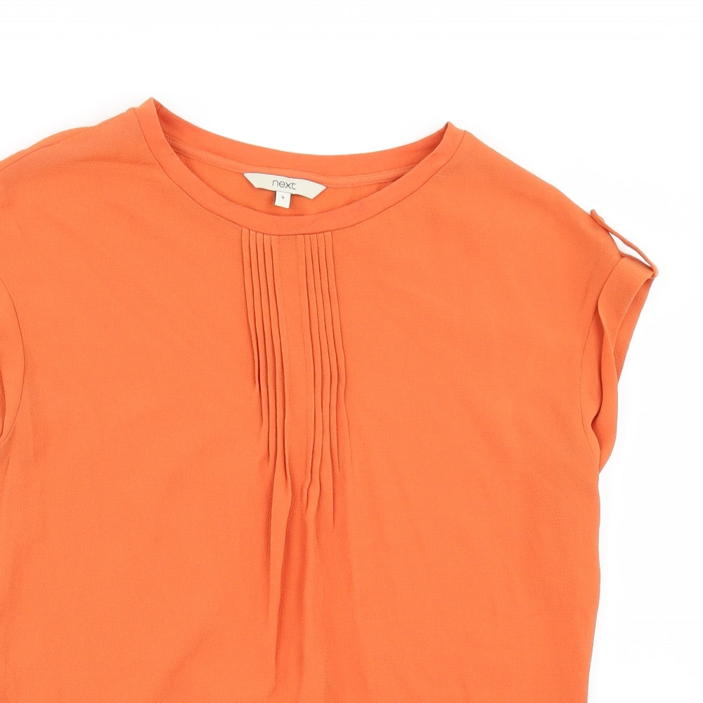 NEXT Womens Orange   Tunic Blouse Size 8