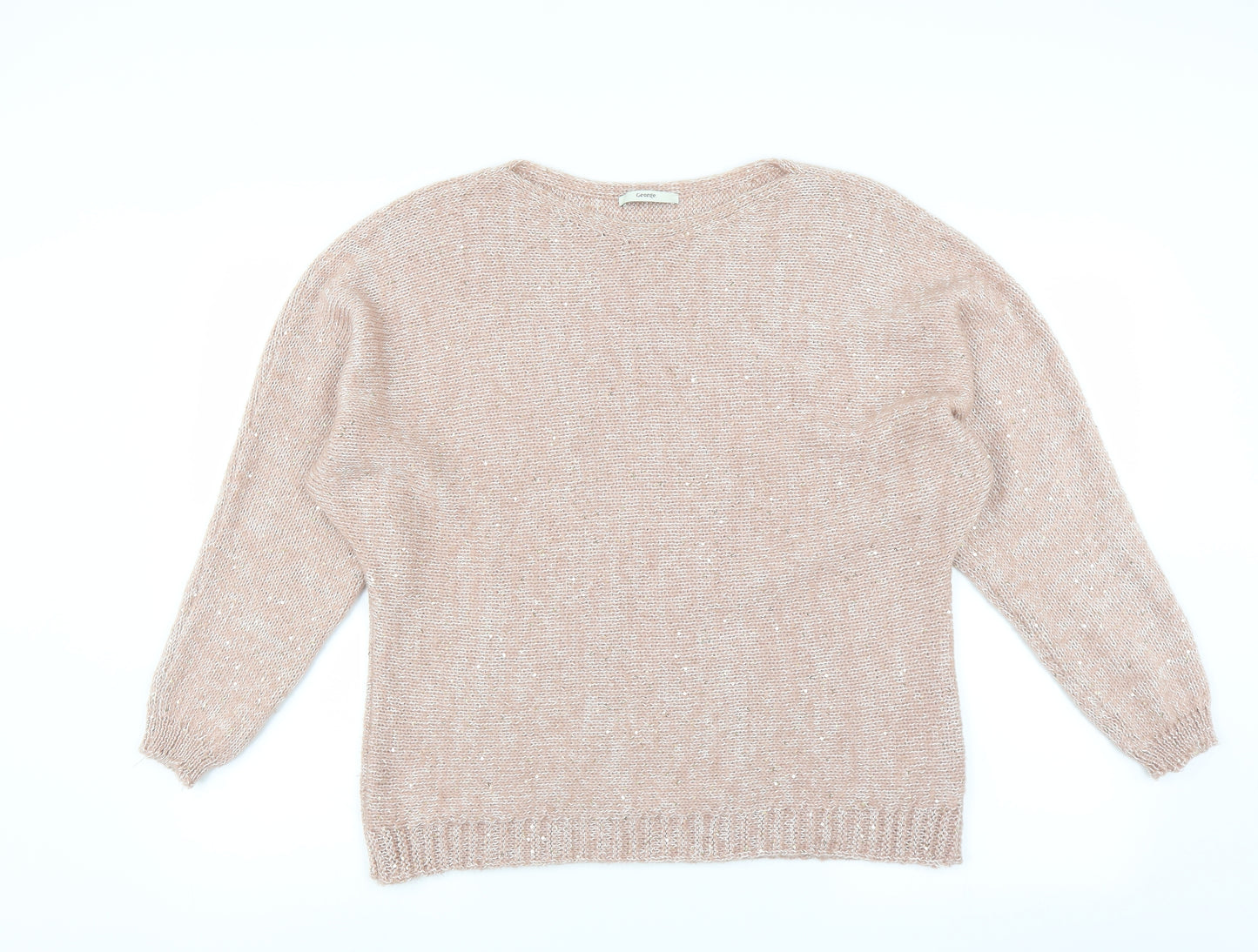 George Womens Pink   Pullover Jumper Size 12