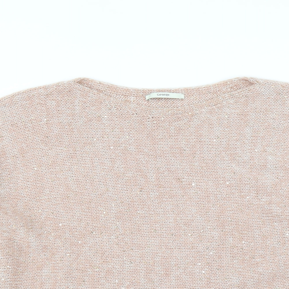 George Womens Pink   Pullover Jumper Size 12