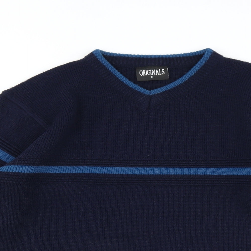 Originals Mens Blue   Pullover Jumper Size S