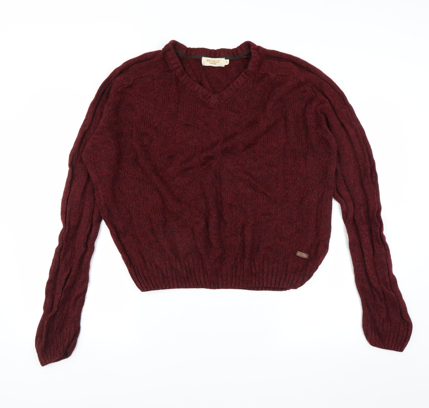 PG Field Womens Red   Pullover Jumper Size XL