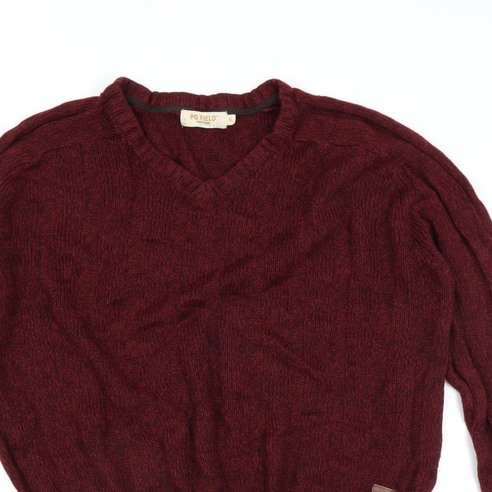 PG Field Womens Red   Pullover Jumper Size XL