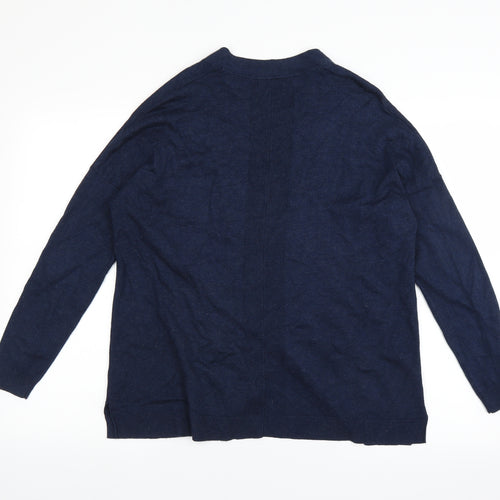 M&Co Womens Blue   Cardigan Jumper Size 12