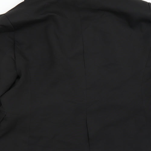 Preworn Womens Black   Jacket Suit Jacket Size L