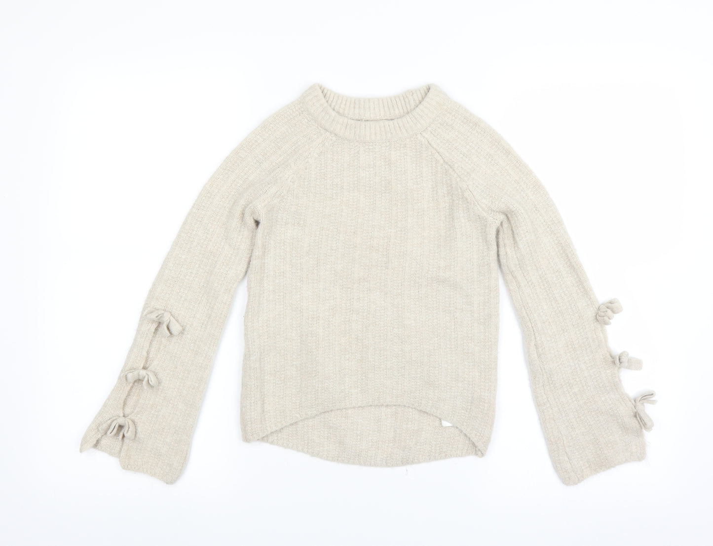 Cynthia Rowley Girls Beige   Pullover Jumper Size 11-12 Years