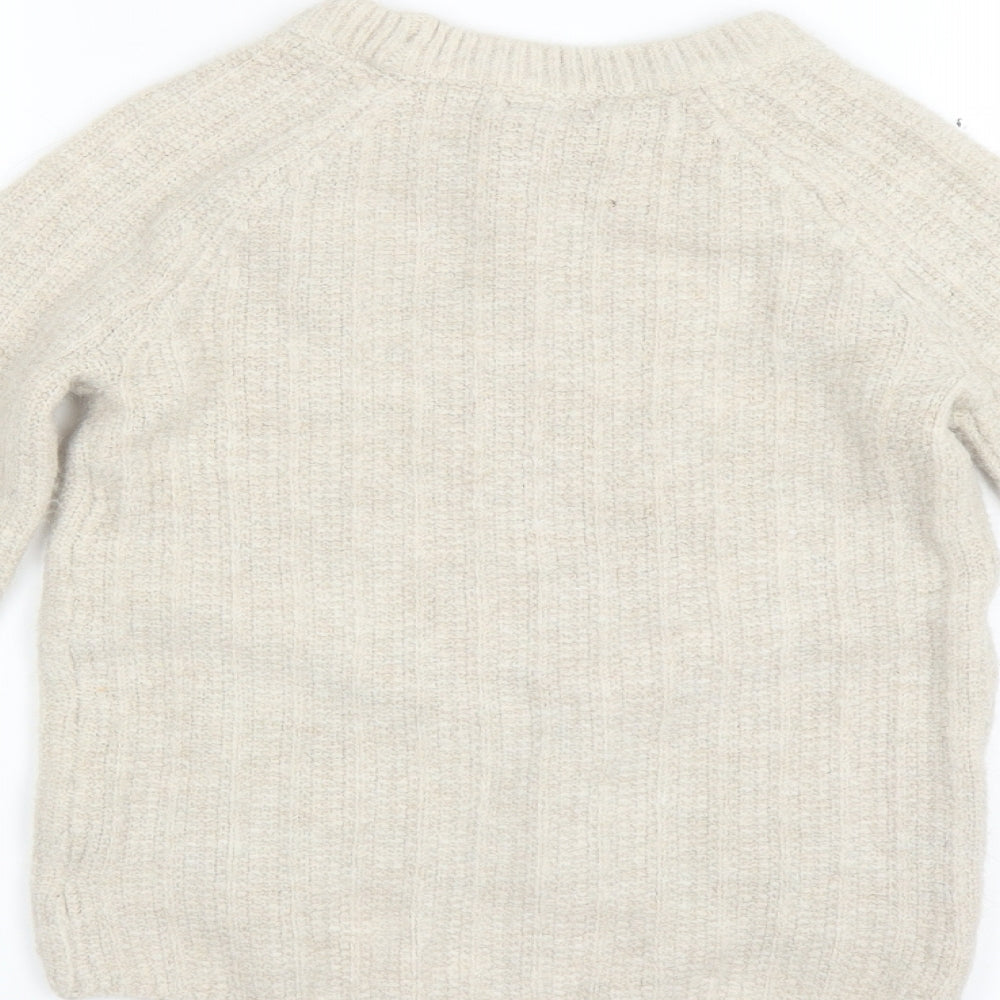 Cynthia Rowley Girls Beige   Pullover Jumper Size 11-12 Years