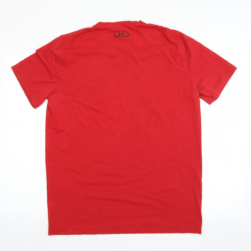 Under armour Mens Red    T-Shirt Size M