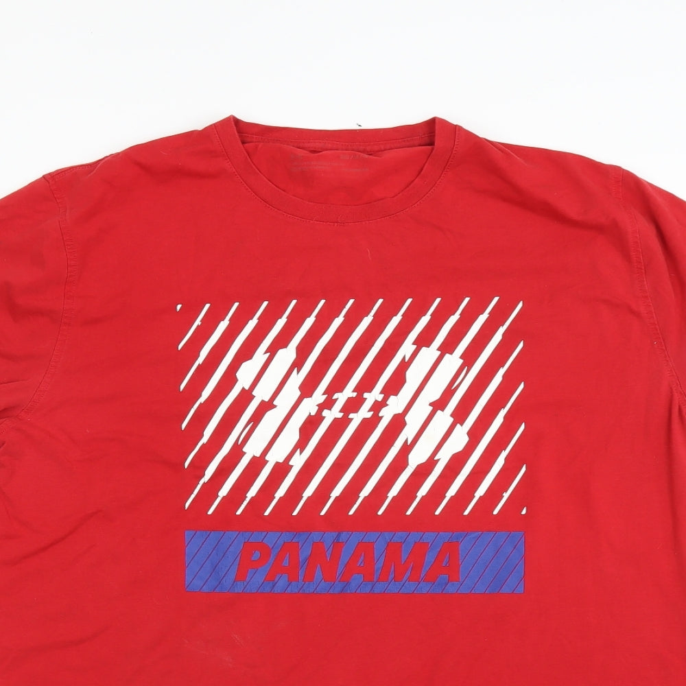 Under armour Mens Red    T-Shirt Size M